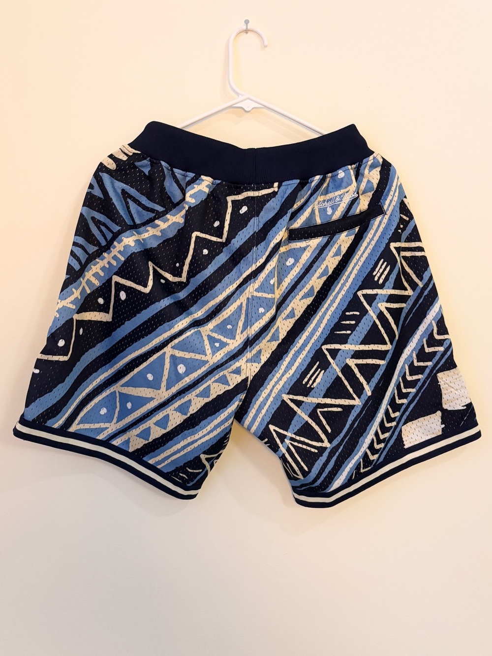 Men's Philadelphia Union Mitchell & Ness Navy Tribal Fashion Shorts - Picture 2 of 8